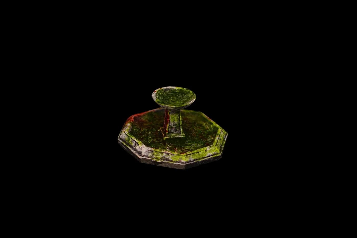 La fontaine des morts sans soif – décor imprimé en 3D par Poil de Grim