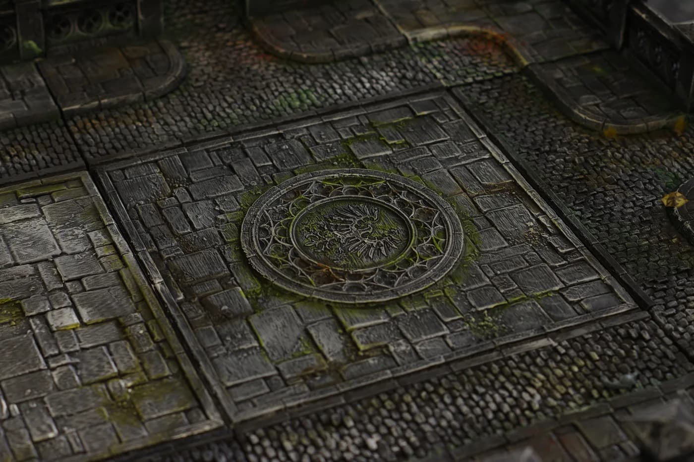 Place prestigieuse du temps passé – mise en situation sur une table de jeu, Poil de Grim